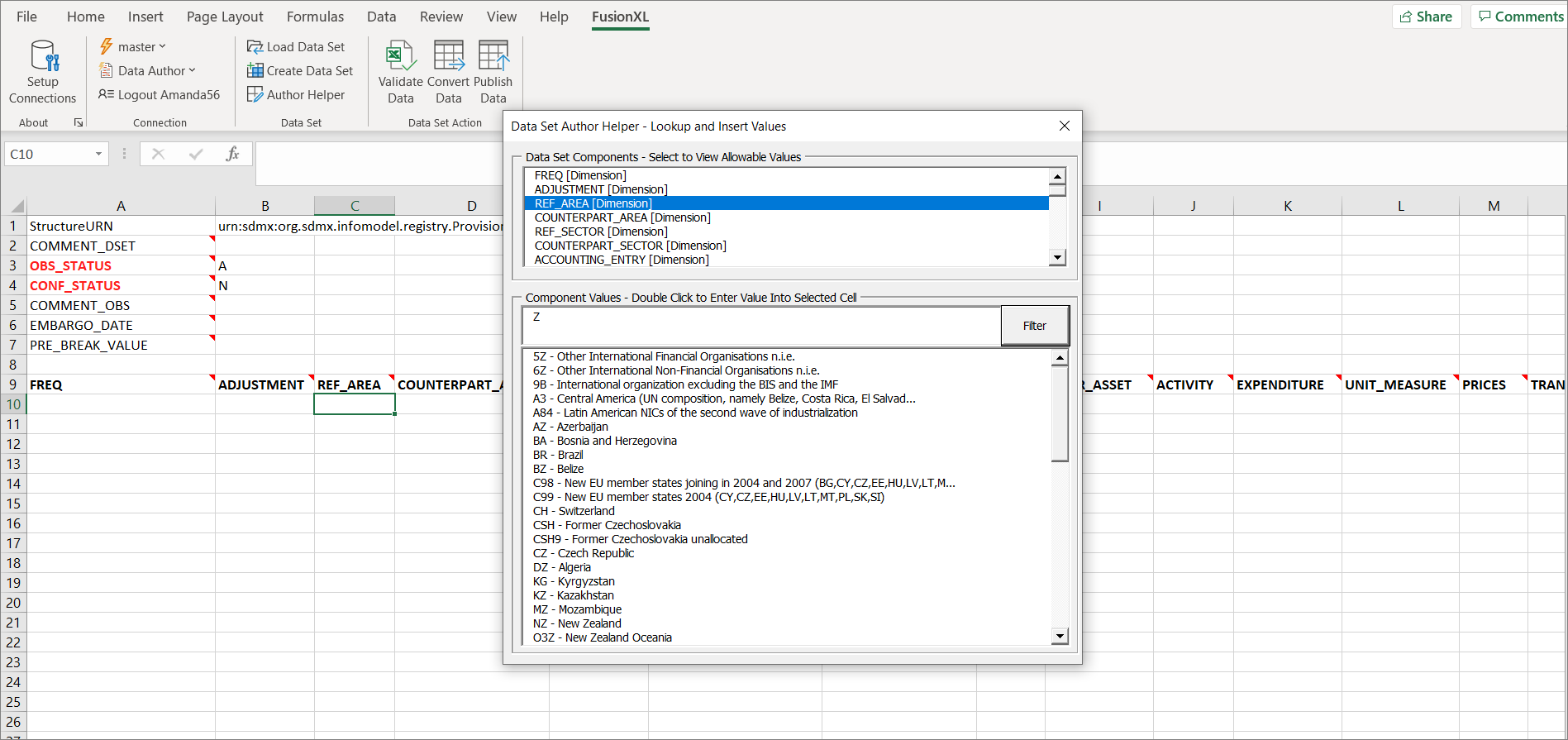 Author Helper - Using the Filter