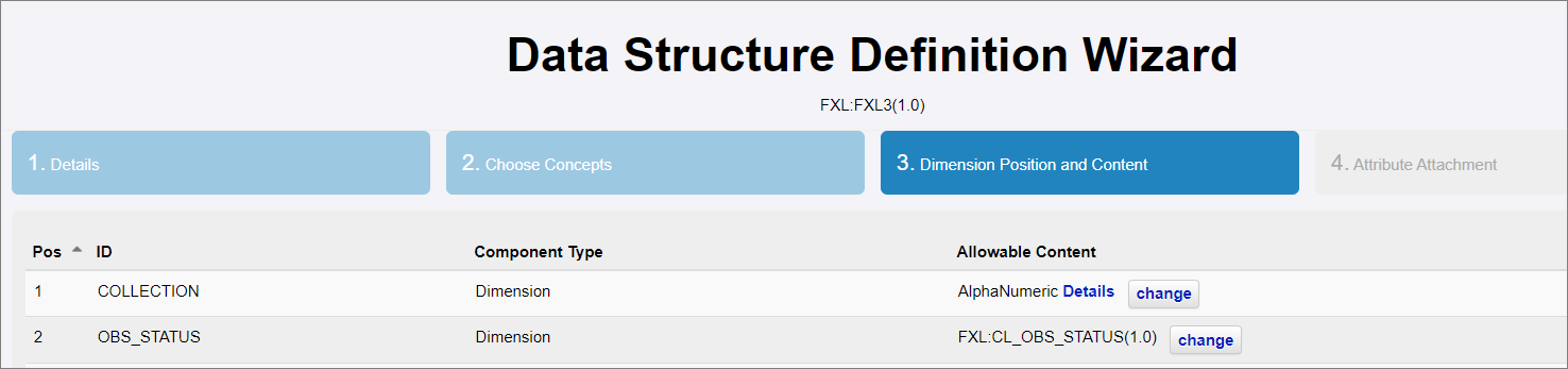 Data Format Change button