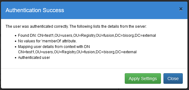 Authentication Set-up