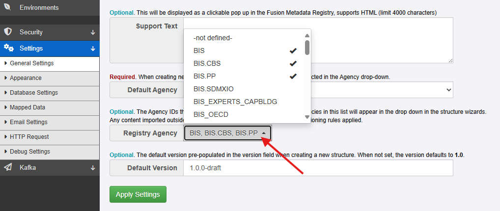 Registry agency