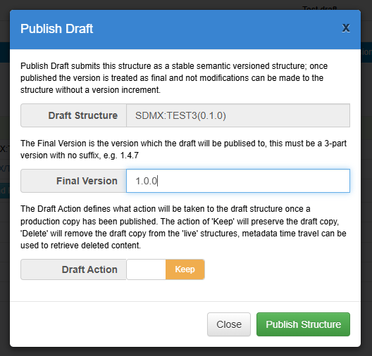 Publish zero draft
