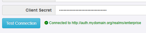 OIDC test connection